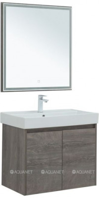 Комплект мебели для ванной Aquanet Nova Lite 75 дуб рошелье 2 дверцы (00302536)