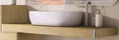 Консоль под раковину Cezares Tavolone 90х43 светлое дерево (41581)