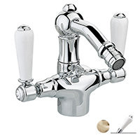 Nicolazzi Classica 1434 BZ 78 смеситель для биде с д/к, бронза/ручка P.Mont Blanc