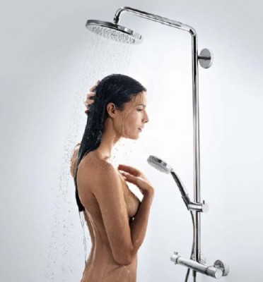 Hansgrohe Croma 220 Showerpipe 27185000 душевая система, хром