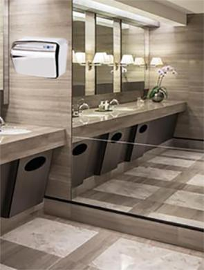 Сушилка для рук NOFER KAI 01251.S сенсорная 1500 W, сталь/матовая