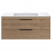 Тумба под раковину Vincea Chiara 2D 1000 подвесная 2 ящика soft-close, N.Oak VMC-2C2100NO