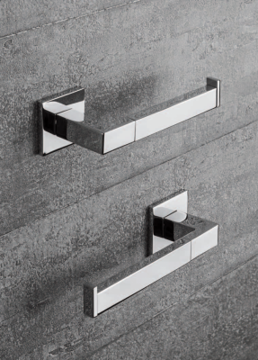 Держатель туалетной бумаги открытый COLOMBO BasicQ B3708 SX, правый, хром