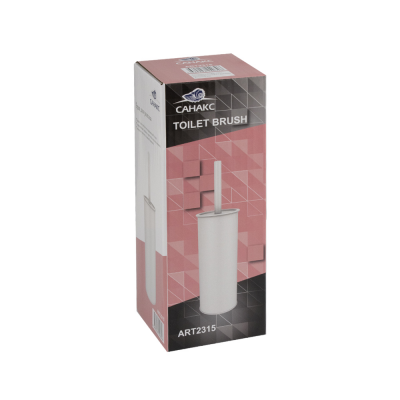 Туалетный ершик GFmark 2315, сталь/белый