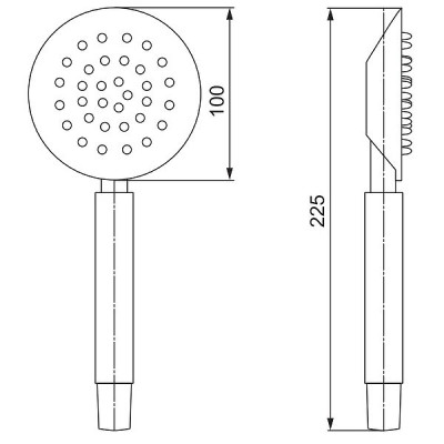 Ручной душ Paini Tivoli TICR155 хром