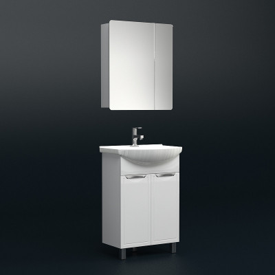 Тумба под раковину Corozo Монро 60 SD-00000663 белая