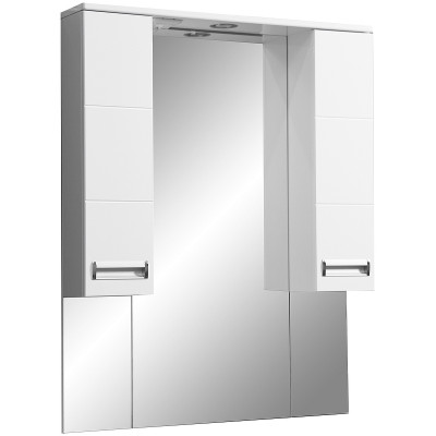 Зеркало со шкафом в ванную Stella Polar Фиора 80 SP-00000210 белое