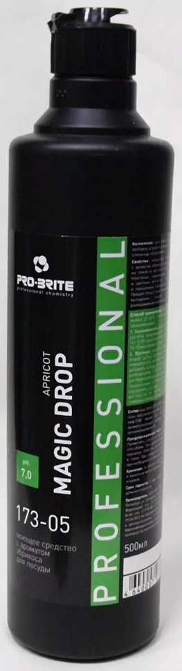 Pro-brite 173 Magic Drop Apricot средство с ароматом абрикоса для мойки посуды