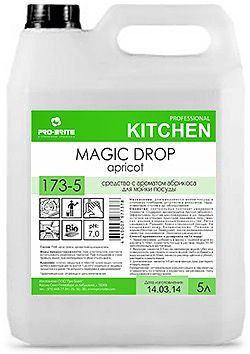 Pro-brite 173 Magic Drop Apricot средство с ароматом абрикоса для мойки посуды