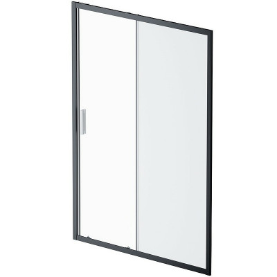 Душевая дверь AM.PM Gem 140 W90G-140-1-195BM профиль Черный матовый стекло матовое-прозрачное