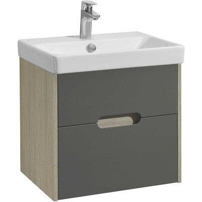 Тумба под раковину Aquaton Оливия 55 1A254201OLUG0 подвесная грей дуб ойстер