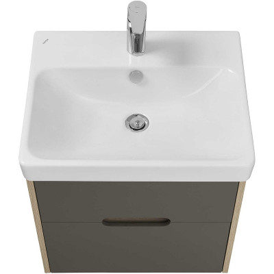 Тумба под раковину Aquaton Оливия 55 1A254201OLUG0 подвесная грей дуб ойстер