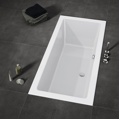 Ванна акриловая Riho Lugo 170х75 L B132016005 (BD6200500000000) без гидромассажа прямоугольная