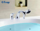Смеситель Frap на борт ванны однорычажный стационарный хром (F1121)  (F1121)