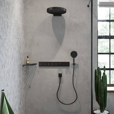 Корзинка для душа Hansgrohe AddStoris 41741340 (черный хром )