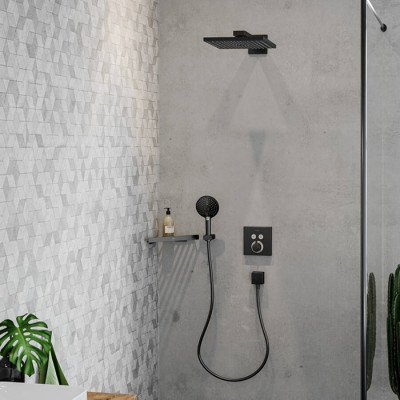 Корзинка для душа Hansgrohe AddStoris 41741340 (черный хром )