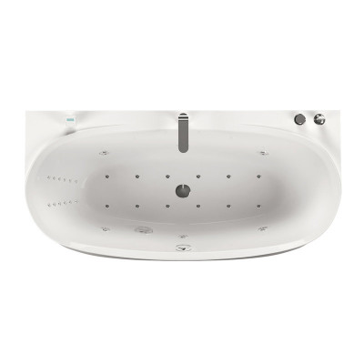 Акватика Ренессанс Сенса ванна с гидромассажем, 170 см х 80 см