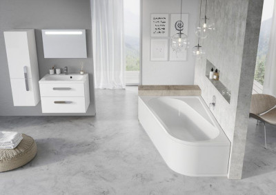 RAVAK CA51000000 Акриловая ванна Chrome 160 см левый белый