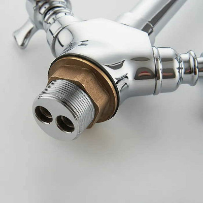 Кухонный смеситель Ledeme H11 4311-2L хром с поворотным изливом