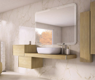 Столешница Cezares Tavolone 120х43 светлое дерево (41583)