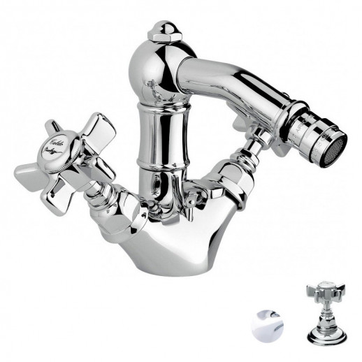 Nicolazzi Classica 1434 CR 18 смеситель для биде с д/к, хром/ручка Dames Anglaises