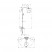 Hansgrohe Croma 220 Showerpipe 27222000 душевая система, хром