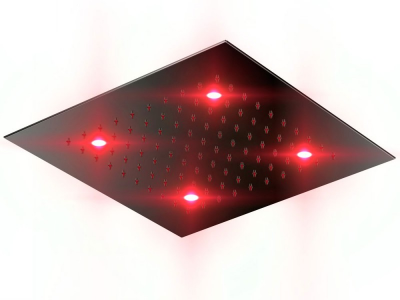 Otler Ruby RA32 квадратный душ с подсветкой, рубиновый, 32 х 32см 