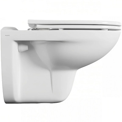 Комплект унитаза с инсталляцией Vitra Norm Fit 9773B099-7207 с сиденьем микролифт и клавишей смыва хром