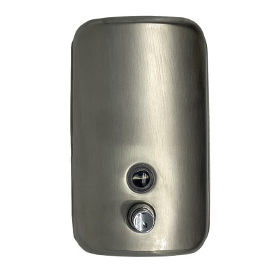 Дозатор жидкого мыла бытовой Популярный MAXI 1000 мл, (матовый) MERIDA DQM502