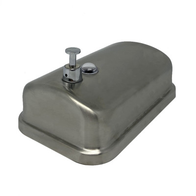 Дозатор жидкого мыла бытовой Популярный MAXI 1000 мл, (матовый) MERIDA DQM502