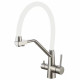 Смеситель для кухни с подключением к фильтру Fmark FS0662-L02, сатин  (FS0662-L02)
