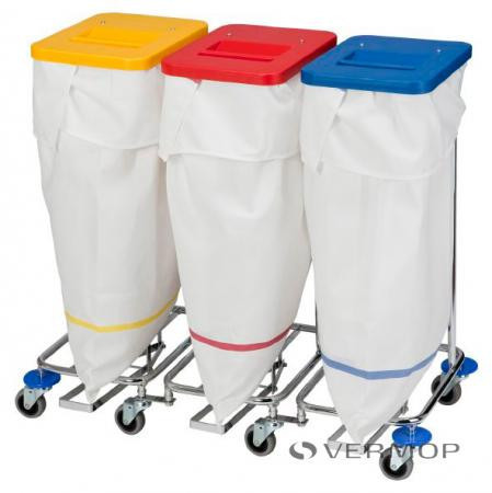 Vermop Тележка Meditrans  - 3 секции с тремя крышками