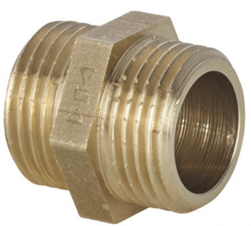 Ниппель 1/8"x1/8", латунь хромированная CONEX BANNINGER серия 8000 (8280001C00000)