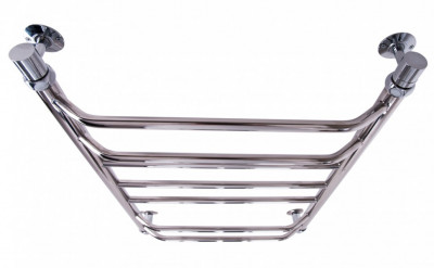 Электрический полотенцесушитель Акванерж Трапеция прямая 400х500, хром