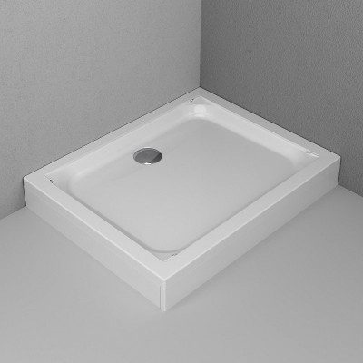 Акриловый поддон для душа AM.PM Gem 100x80 W90T-404-100280W Белый прямоугольный