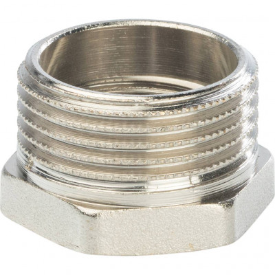 Футорка резьбовая STOUT никелированная 1"X3/4" SFT-0029-000134