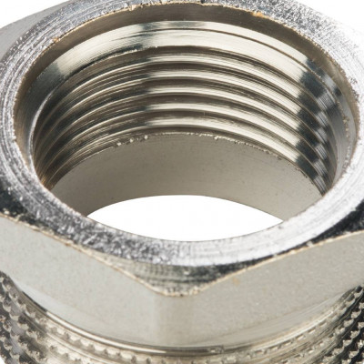 Футорка резьбовая STOUT никелированная 1"X3/4" SFT-0029-000134