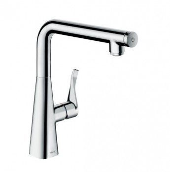 Высокий смеситель для кухни 14847000 Hansgrohe Metris Select 260 (хром)