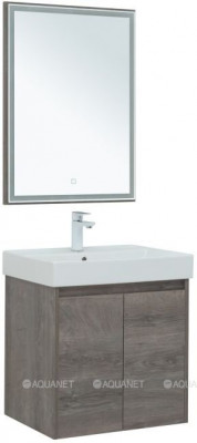 Комплект мебели для ванной Aquanet Nova Lite 60 дуб рошелье 2 дверцы (00302533)