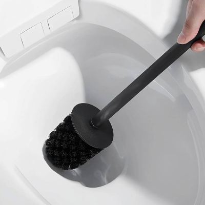 Ершик для унитаза напольный Maretti Umbria Black UMB56N24, черный