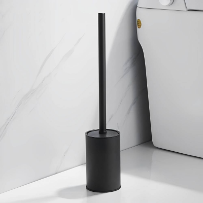 Ершик для унитаза напольный Maretti Umbria Black UMB56N24, черный