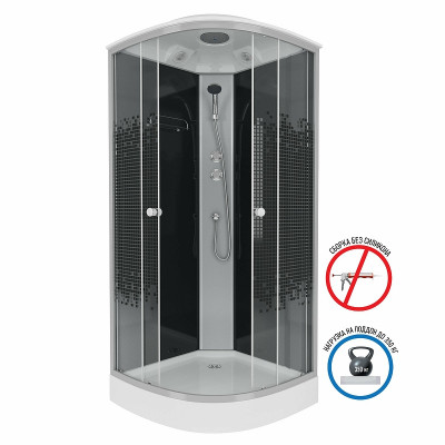 Душевая кабина Niagara Eco 80x80 NG-4503-14 четверть круга