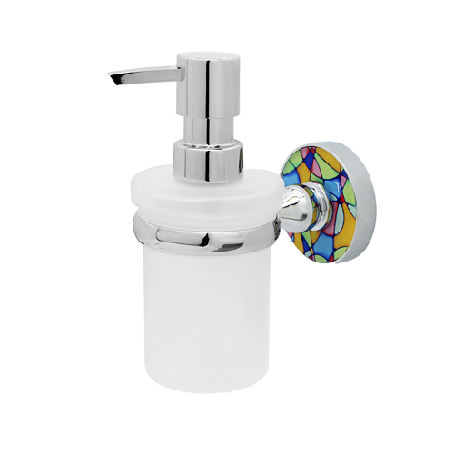 WasserKRAFT Diemel K-2299 дозатор для жидкого мыла, матовое стекло/хром