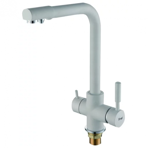 Смеситель для кухни под фильтр Frap H52 F4352-8, белый