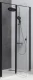 Душевая дверь Allen Brau Priority 90х200 см, стекло прозрачное, профиль черный браш (3.31003.BBA)  (3.31003.BBA)