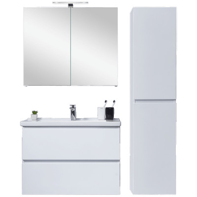 Тумба с раковиной Orans BC-4023W 80 4023800wuv005 белый глянец подвесная