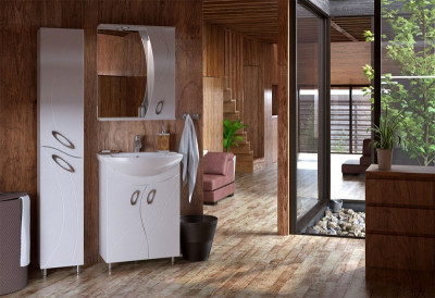 Тумба под раковину Corozo Наина 60 SD-00000320 белая