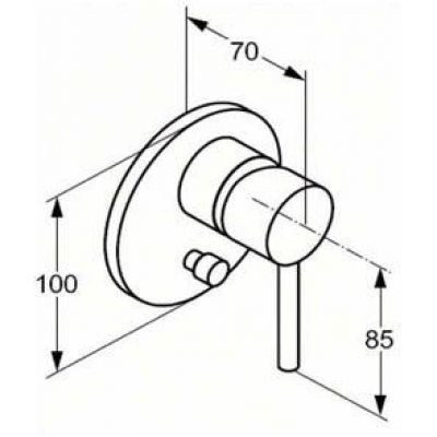 Смеситель для ванны KLUDI BOZZ черный матовый 387163976