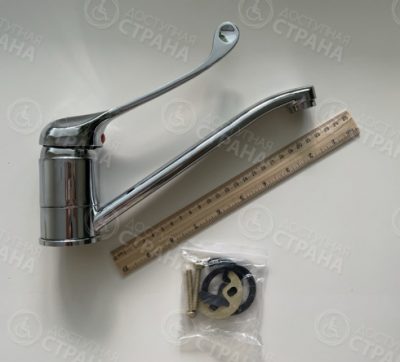 Смеситель локтевой для санузла для инвалидов (для раковин Y11, Y3, Y5, Y4, Y2)