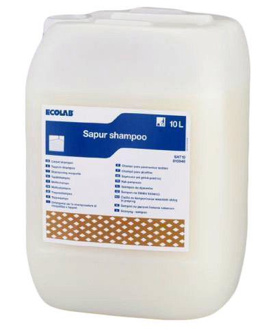 Ecolab Sapur Shampoo / Carpet Shampoo (Сапур шампу / Карпет шампу) высокопенный шампунь для генеральной уборки текстильных напольных покрытий